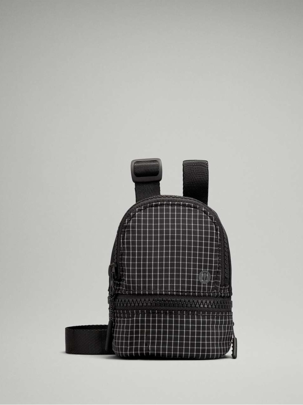 NWOT Lululemon City Adventurer Nano Crossbody Bag, Black/White